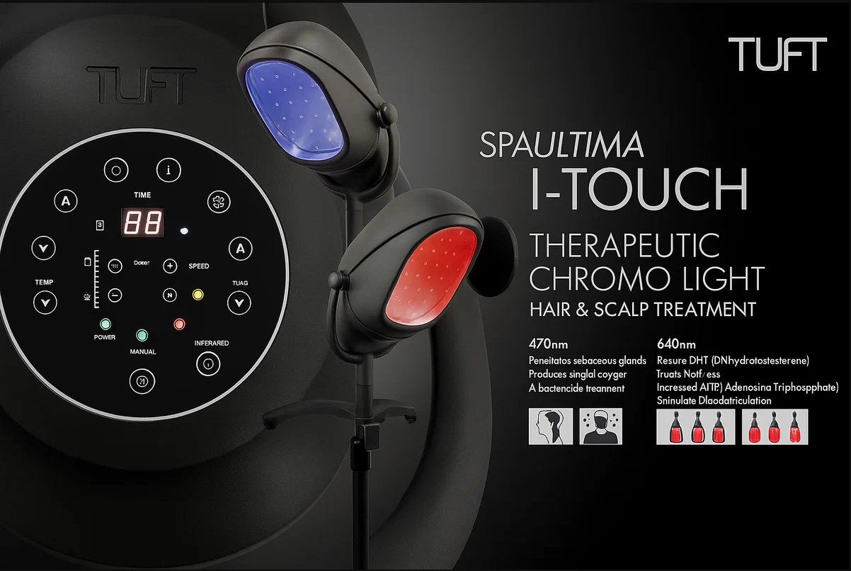 TUFT ITouch Spa Ultima Pedestal Chromo Therapeutic Haircare Machine