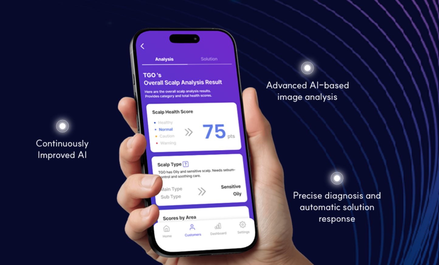 Wired AI Scalp Diagnostic Device