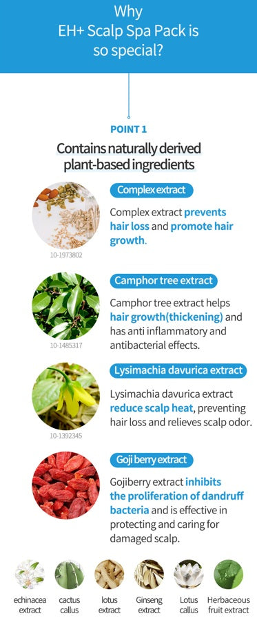 EHPlus Scalp Spa Mask Pack