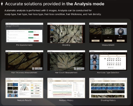 Wired Scalp Microscopic Scanner (CRM Ai Analysis)