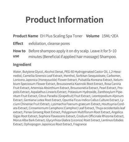 EHPlus Scaling Spa Toner