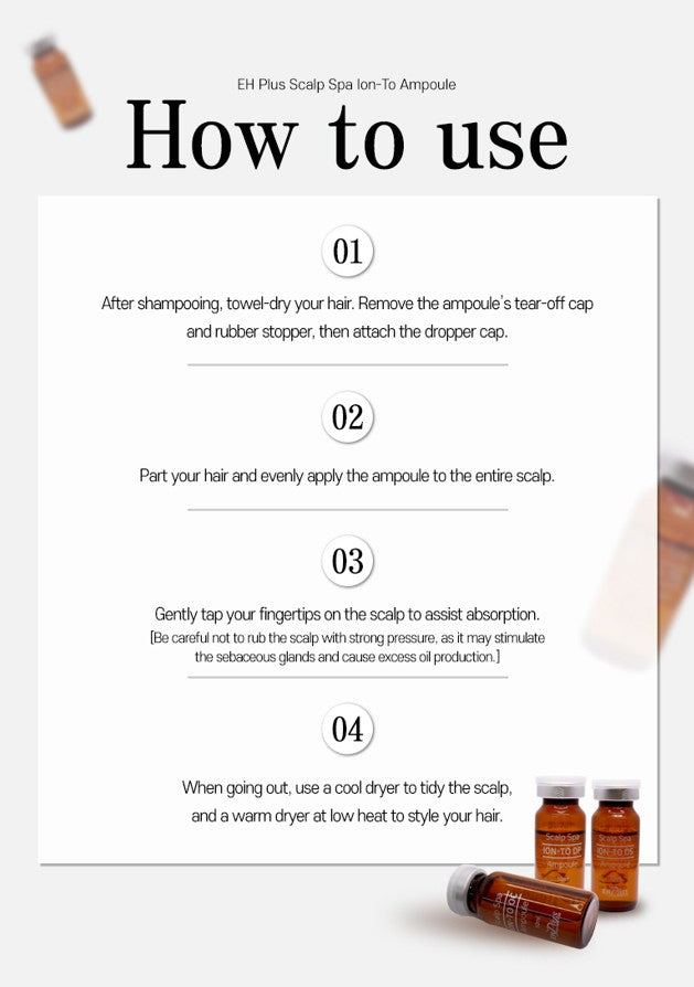 EHPlus Oily Scalp Spa Ion-To Ampoule