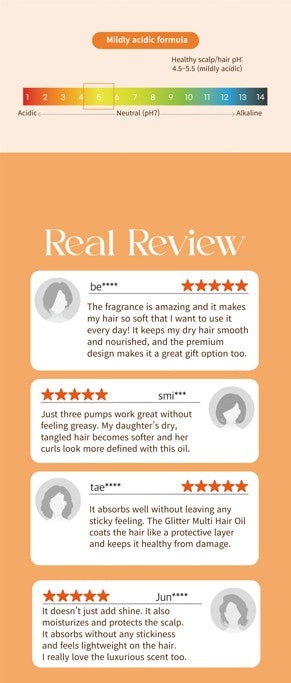 DRS Glitter Multi Hair Oil