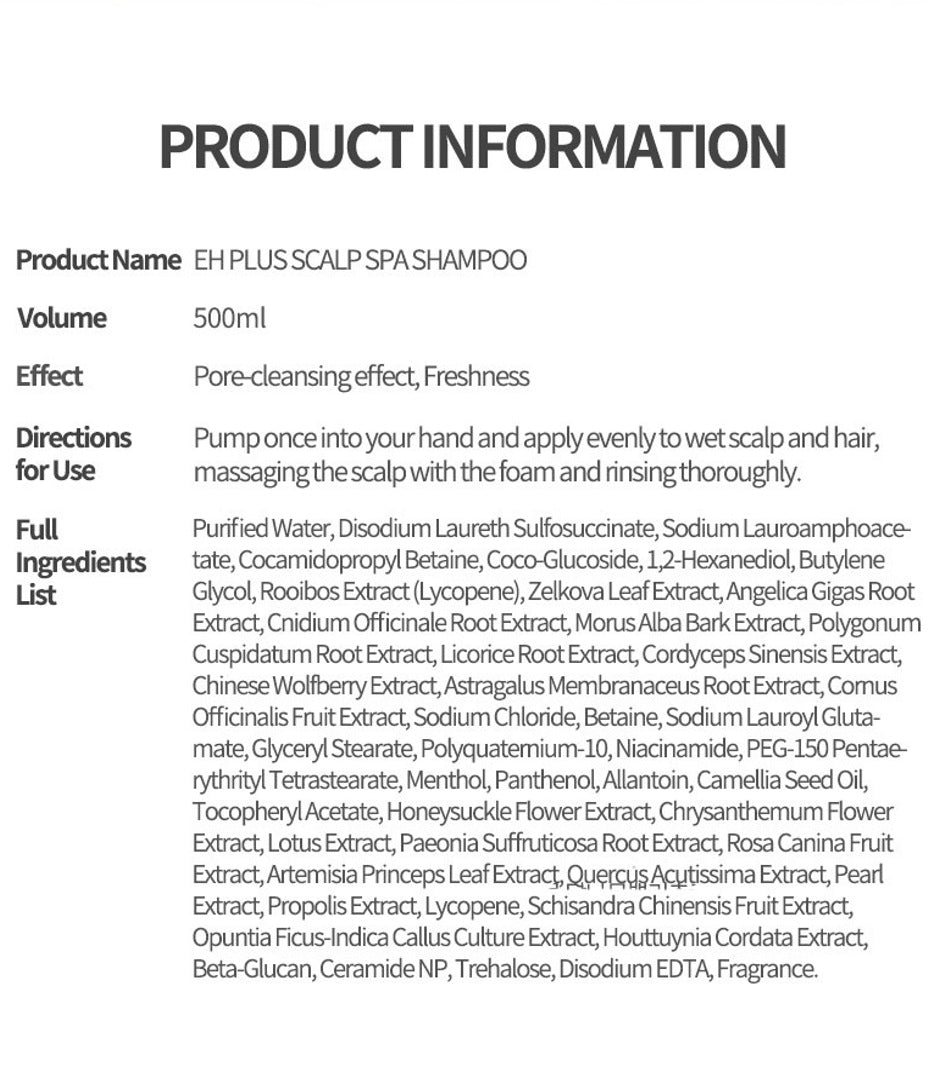 EHPlus Scalp Spa Shampoo