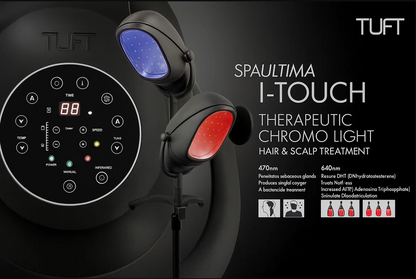 TUFT ITouch Spa Ultima Pedestal Chromo Therapeutic Haircare Machine