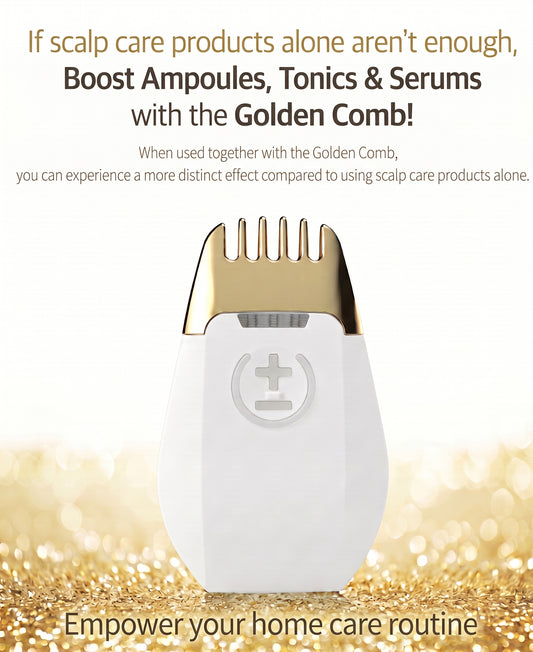 Gold Scalp Comb: Ampoule/Serum Amplifer