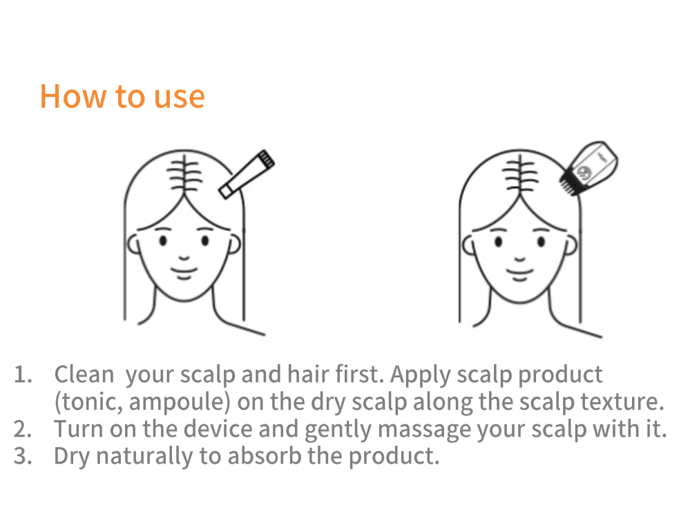Scalp Galvanic ION Golden Comb