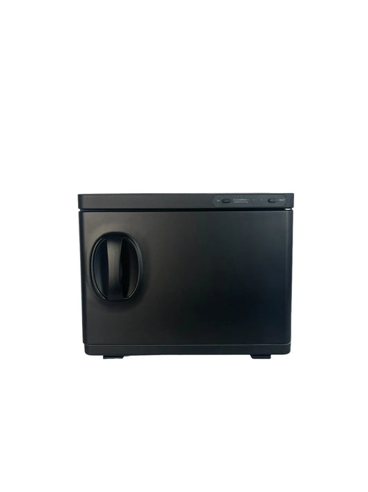 Single Door Hot Towel Warmer Black 18L
