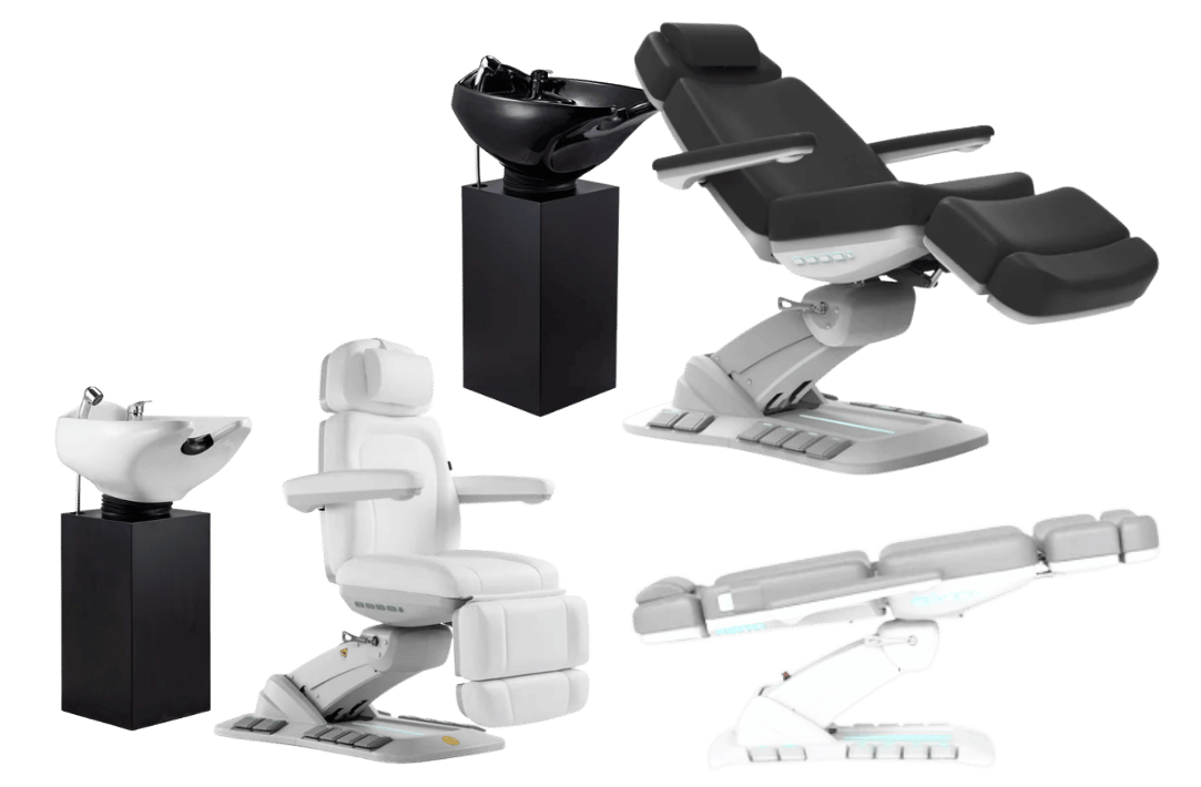One4All PLUS Salon Chair / Beauty Bed with Basin