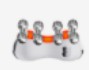Vibro LED Scalp Roller